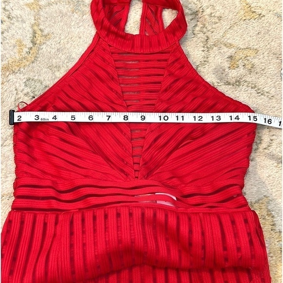 NWT, Luxxel, Stunning Vibrant,Rich Red Cocktail Dress, Small - Picture 11 of 14